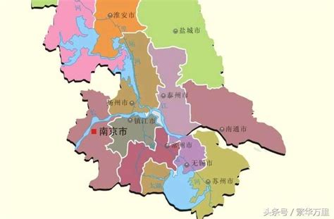 江苏省行政区划地图：江苏省13个地级市分别是哪些？