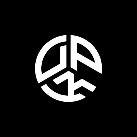 diseño de logotipo de letra dpk sobre fondo blanco. concepto de ...