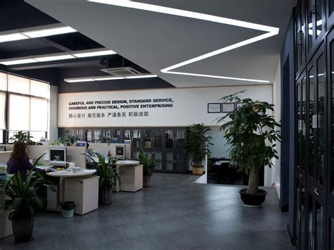 汇达丰电气公司办公室设计_空间印象商业设计-站酷ZCOOL