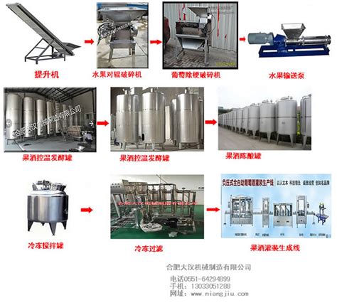 葡萄酒生产线 自酿葡萄酒设备-合肥大汉果酒设备厂