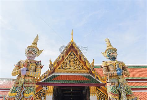 泰国曼谷石玉寺外景高清图片下载-正版图片501131860-摄图网