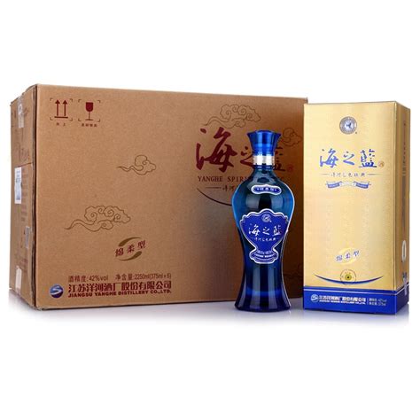 洋河蓝色经典 海之蓝 42度 整箱装白酒 375ml*6瓶（内含3个礼袋） 口感绵柔浓香型-商品详情