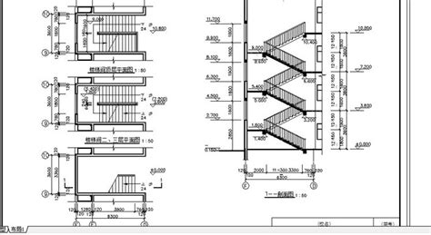 25款钢结构楼梯施工大样CAD图纸_土木在线