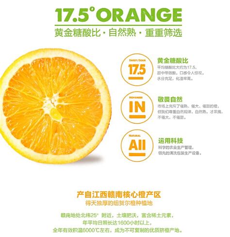 农夫山泉17.5°橙10斤装 铂金果 - 花果山 - 带你去吃好水果