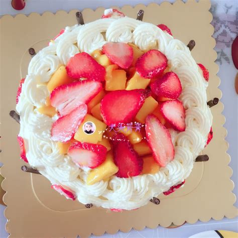 八寸水果蛋糕的做法_菜谱_美食天下