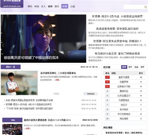 环球体育 - sports.huanqiu.com网站数据分析报告 - 网站排行榜