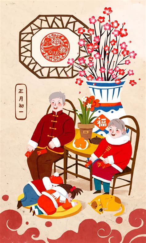 春节民俗日历丨正月初一拜大年__凤凰网