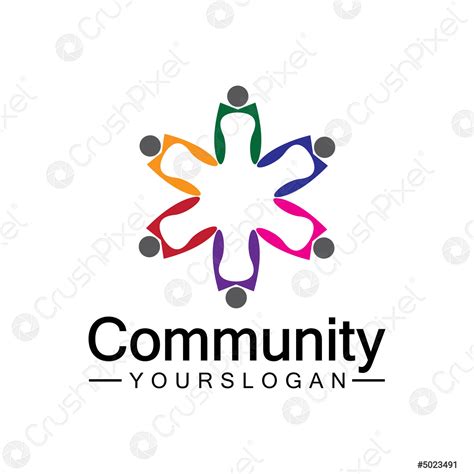 Community Logo Design Template for Teams or Groupsnetwork and social ...