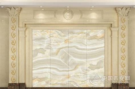 8款石材背景墙效果图展示-中国木业网