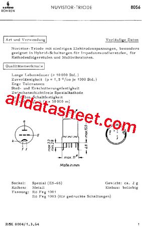 8056 Datasheet(PDF) - Siemens Semiconductor Group