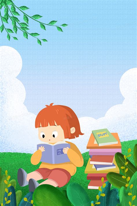 儿童阅读插画图片下载-正版图片400066274-摄图网
