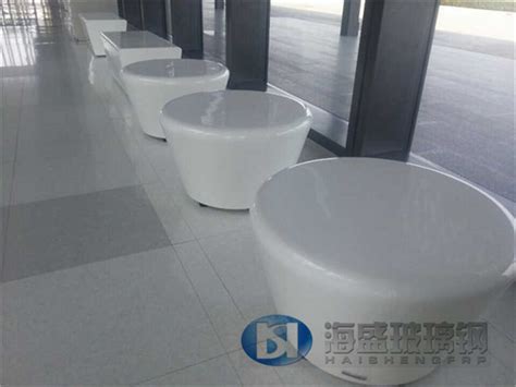 玻璃钢组合休闲座椅提升江西吉安商场购物体验 - 深圳市海盛玻璃钢有限公司