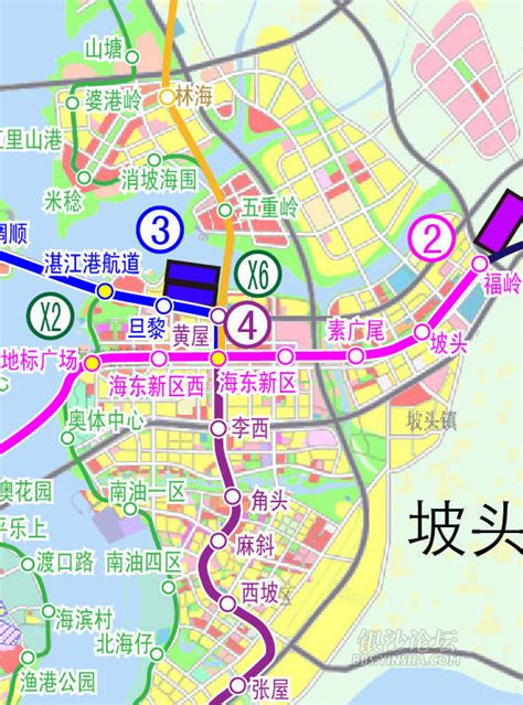 湛江地铁3号线一期工程规划图- 湛江本地宝