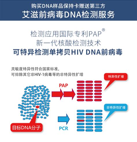 艾滋前病毒DNA检测，新PAP核酸检测技术，7天排除_艾滋病试纸_艾测网