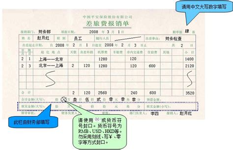 费用报销单据使用与填写规范-北京交通运输职业学院