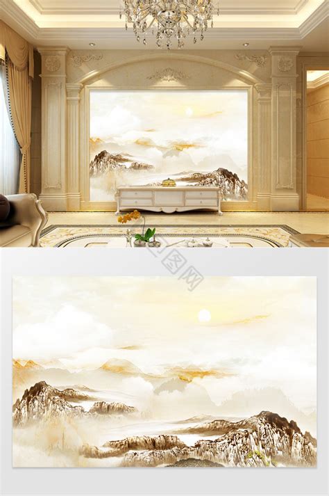 破晓色油画壁纸图片
