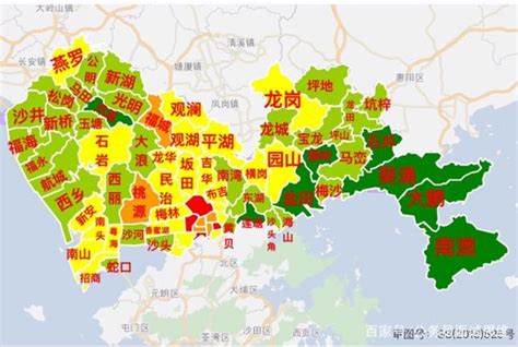 深圳区域图图片