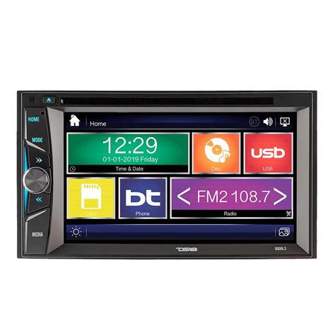 DS18 DDX6.2 Double DIN 6.2" Touchscreen Bluetooth DVD Car Stereo ...
