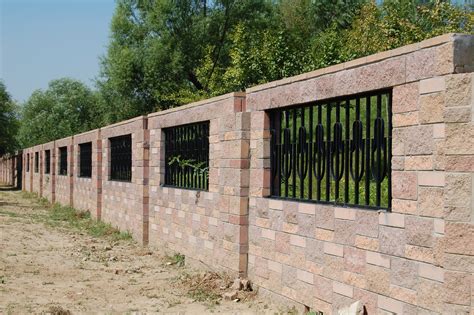 围墙工程-河北钦芃、坦萨WE、BE生态砌块、鱼巢砖