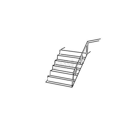 又简单又好看的楼梯简笔画原创教程步骤