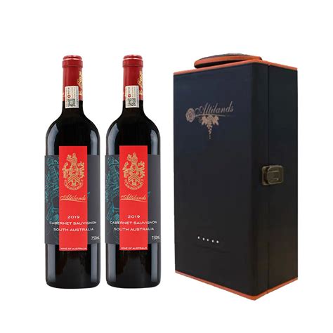 奥蒂兰丝澳洲原瓶原装进口红酒 2支装赤霞珠干红葡萄酒1500ml礼盒