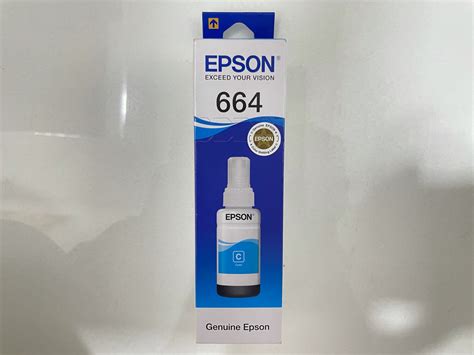 EPSON 664 Ink For Epson Printers (Genuine) Ink Refill for Color Printer