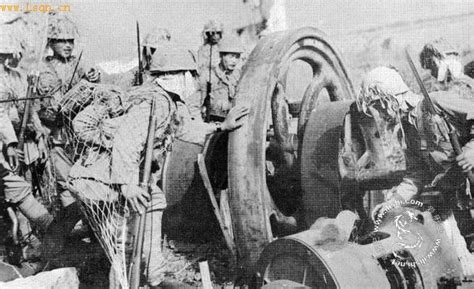 实拍枪决日本侵华战犯现场：图7日本将军谷寿夫被押往刑场
