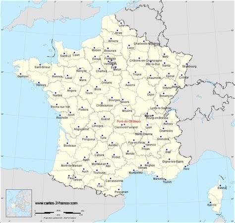 CARTE DE PONT-DU-CHâTEAU : Situation géographique et population de Pont ...