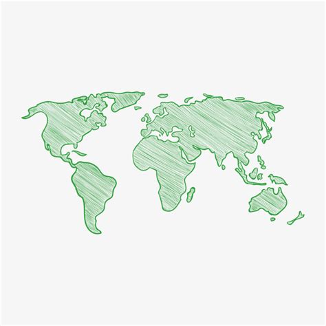 简版世界地图图片
