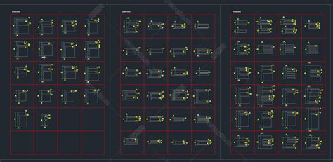 各类线条CAD图库，软装CAD施工图下载 - 草图大师模型