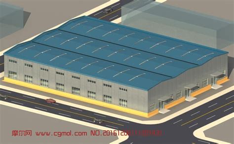 很实用的厂房模型_其他建筑模型下载-摩尔网CGMOL