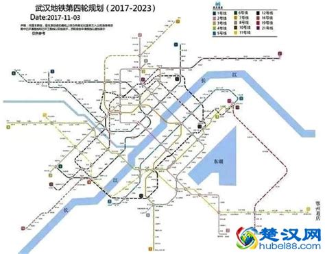 武汉2021最新地铁图,2021武汉地铁运营图,武汉地铁站点线路图_大山谷图库