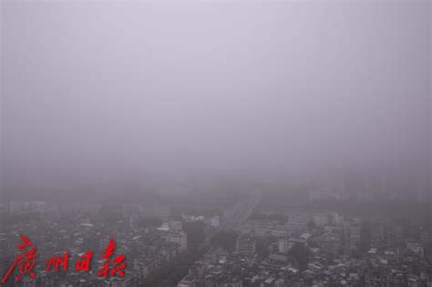 珠江大雾弥漫