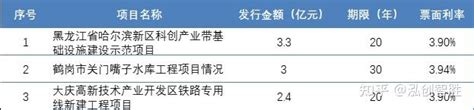 【黑龙江】2021年首批新增专项债25.6159亿元成功发行，5期35个项目 - 知乎