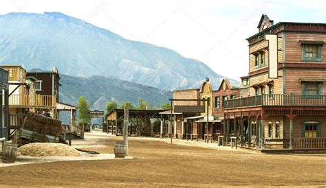 加利福尼亚的一个古老的西部小镇高清图片下载-正版图片504727935-摄图网