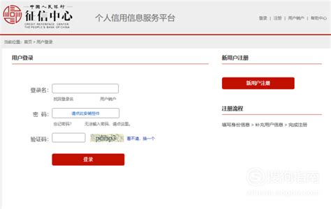 中国人民银行个人征信查询官网 进入个人征信查询页面