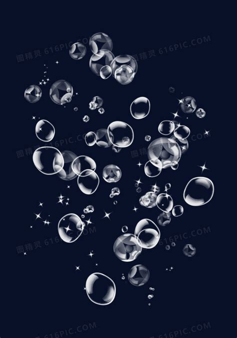 彩色泡泡漂浮素材图片免费下载-千库网
