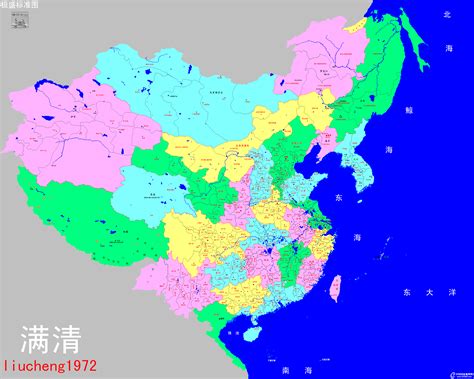 中国历史地图演变图片
