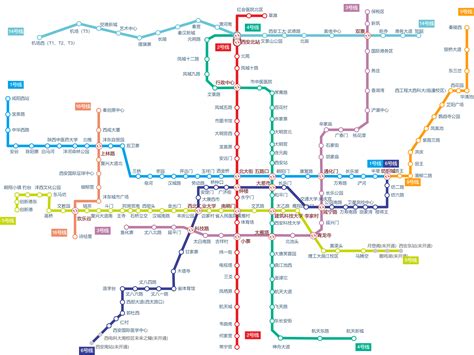 西安地铁规划图专题-地铁知道网