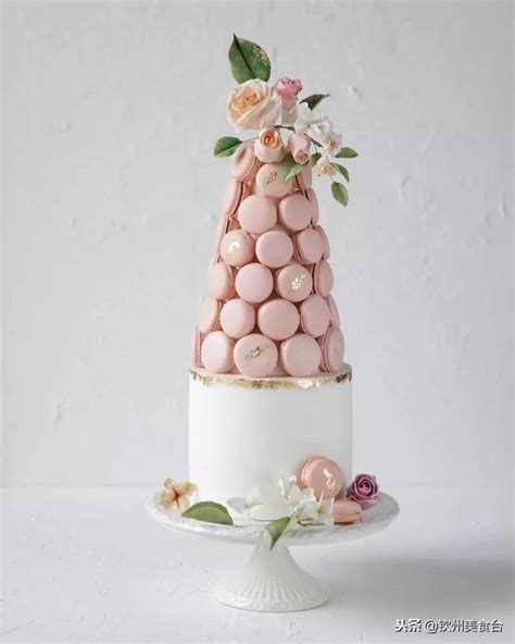 结婚婚礼蛋糕(ins上最美的15款婚礼蛋糕，看完都想结婚了) - 【爱喜匠】