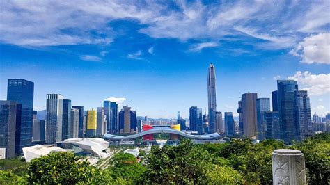 深圳城市中心区城市建筑风光高清图片下载-正版图片500599602-摄图网