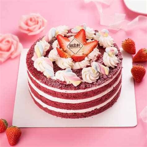 8英寸红丝绒生日蛋糕-御品轩官网