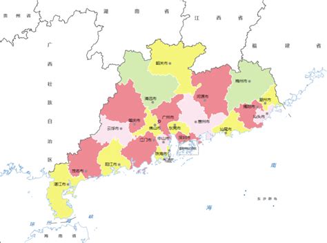 广东省各地级市驻地、人口、面积、GDP、行政区划代码、区号、邮编（广东省行政区划地图）_房家网
