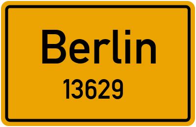 PLZ 13629 in Berlin, Bezirk(e) mit der Postleitzahl 13629