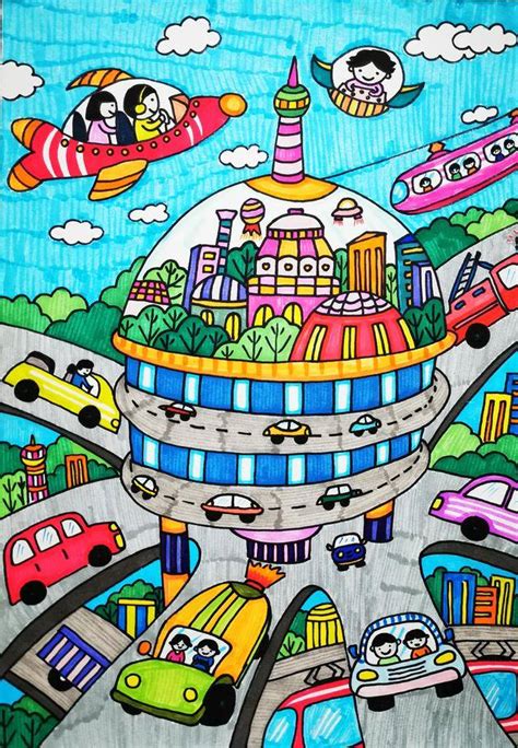 我的家乡||中国少儿艺术网—2020少儿书画大赛！全国少儿艺术综合性网站！