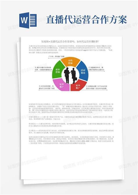 大气版短视频+直播代运营合作靠谱吗，如何代运营抖音快手？word模板免费下载_编号vopaj89o4_图精灵