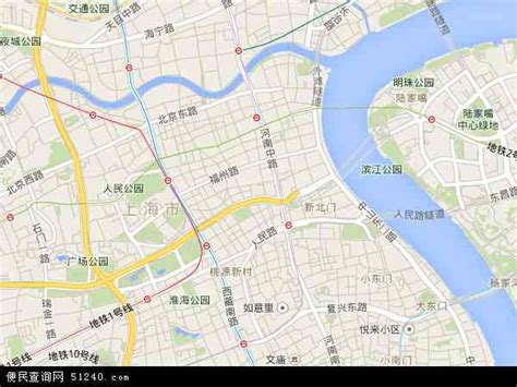 上海黄浦区地图图片