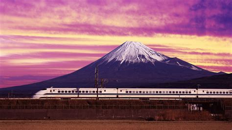 Landscape with clouds and Mount Fuji, Japan image - Free stock photo ...