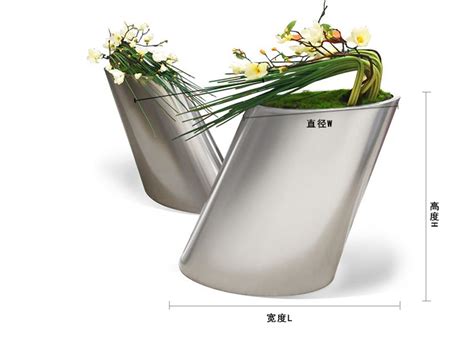 不锈钢花盆,不锈钢花箱图片,不锈钢花器(第3页)_大山谷图库