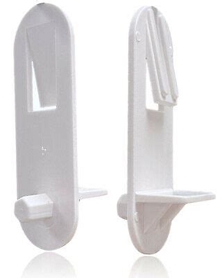 3/4" Thick Shelf Cabinet Support Locking Clips 13/16" Width, 1/4" Peg ...